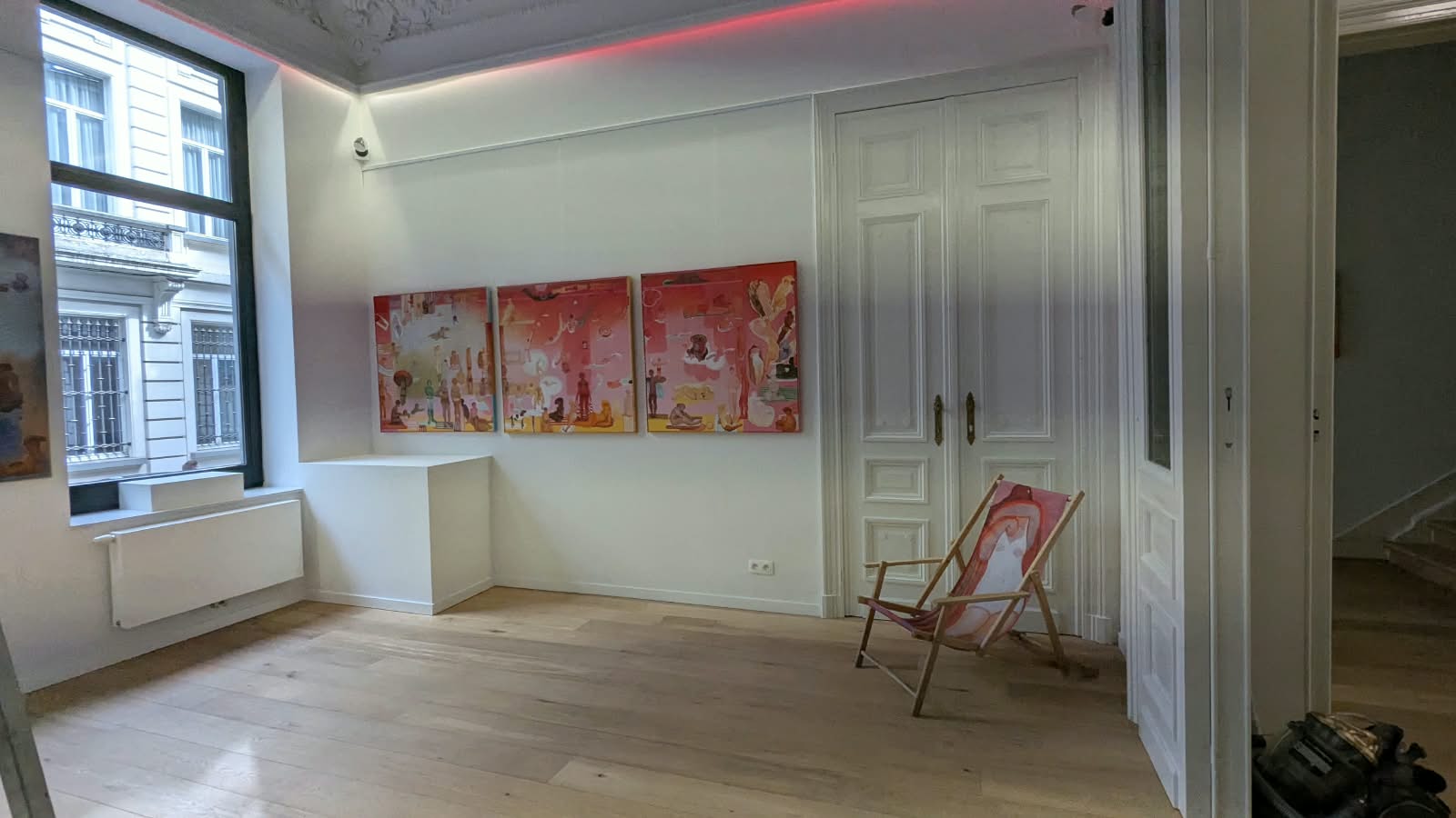 Slide ARIA BLEU - GALERIE  27 - BRUXELLES - JUILLET 2026 - Linette Cajou